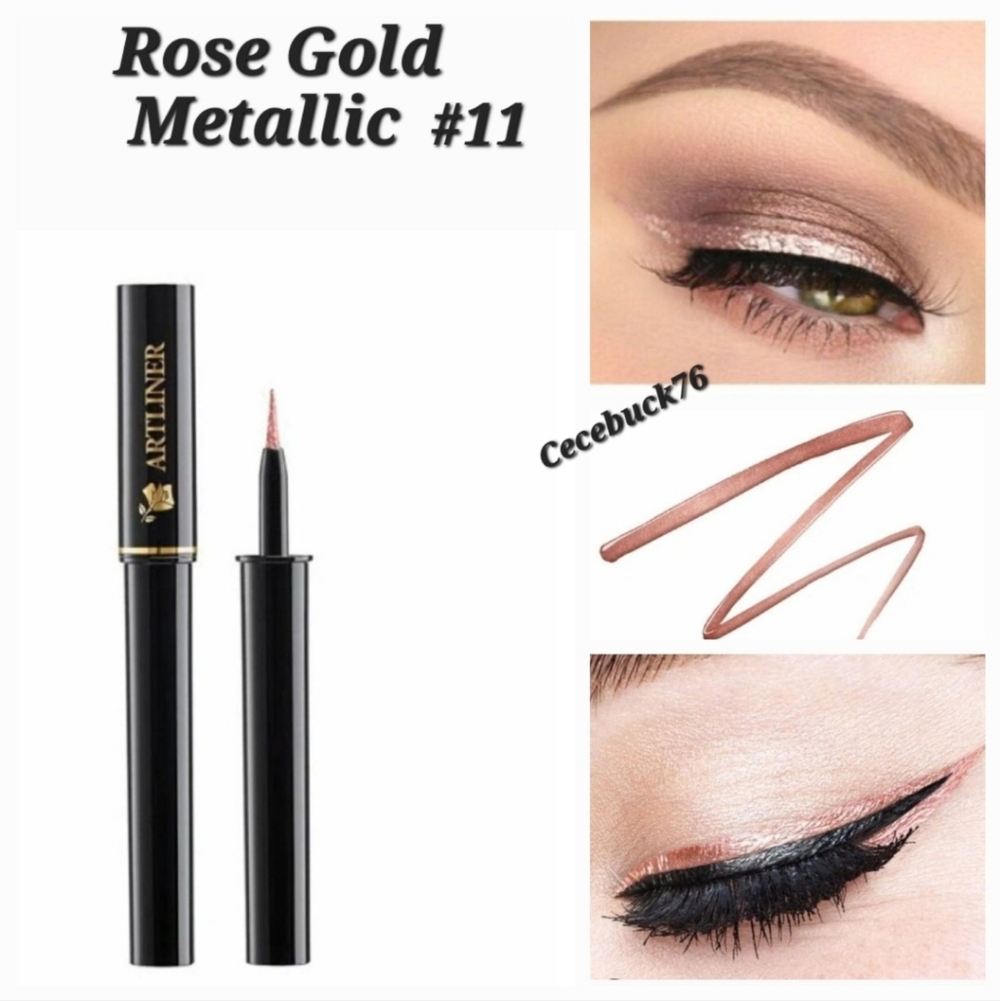 🌺SALE Lancome Rose Gold Metallic Artliner Precision Felt-Tip Liquid Eyeliner